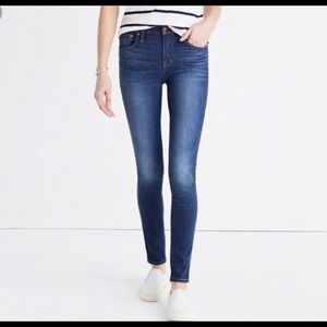 MADEWELL 9” HIGH RISER SKINNY SKINNY JEANS SZ 26